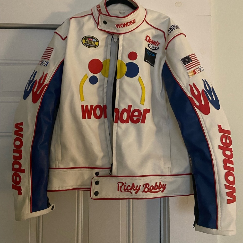 Ricky Bobby Leather Racing Jacket